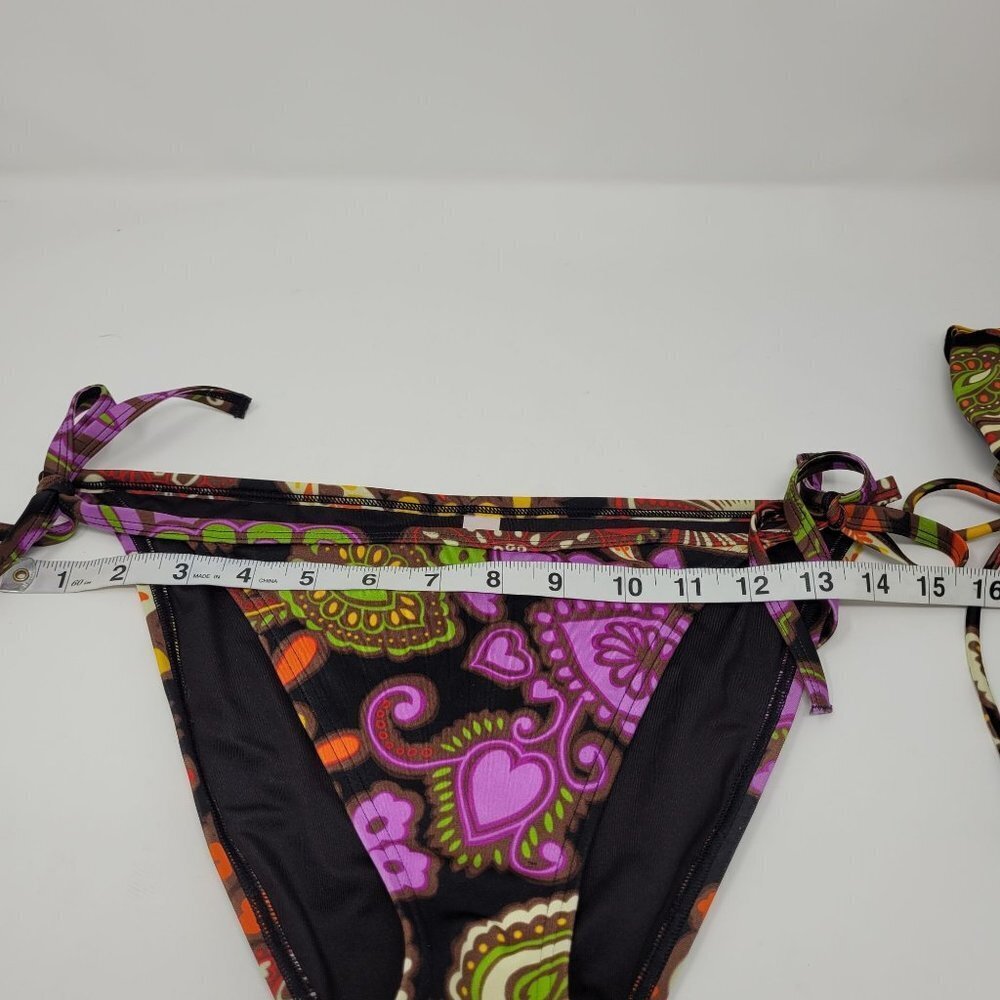 Victoria's Secret Multicolor Paisley Tankini Bathing suit Size 34C Medium - Picture 9 of 12
